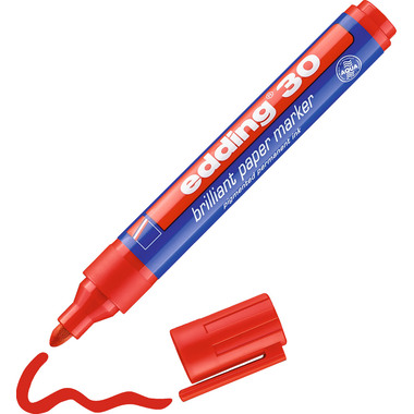 EDDING Permanent Marker 30 30-2 rot