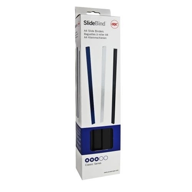 GBC Baguettes de reliure 7mm A4 46005E noir 25 pcs.