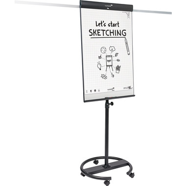 LEGAMASTER Flipchart Rundfuss 135x77cm 7-153610 SKETCH PRO