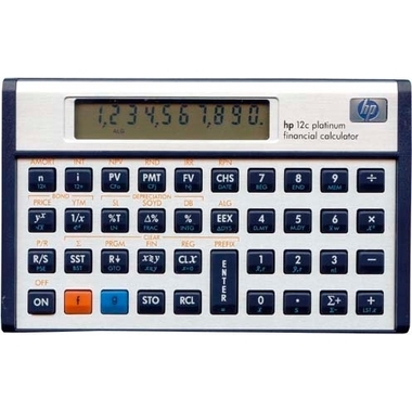 HP Calculatrice Platinum HP-12C-PT B1 D/I/F/E
