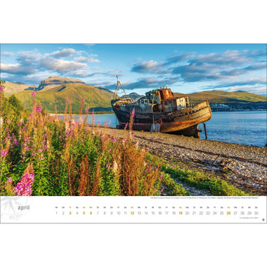 HEYE Bildkalender 2026 23159+26 Schottland DE 58x39cm