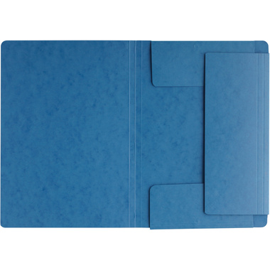 PAGNA Gummibandmappe A4 24007-02 blau 3 Klappen