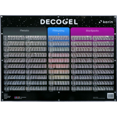 KARIN Gelpen DECOGEL 1.0 50 Colors 30C4 Display 400 Stück