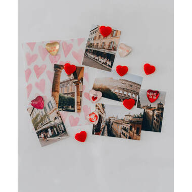 I AM CREATIVE Calamita Cuore Let`s Organize MAA4035.50 Vetro, 0.9x3.3x3.2cm 6 pezzi