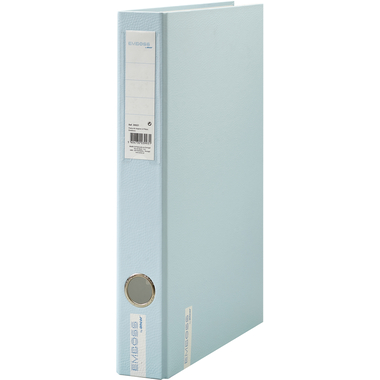 ANCOR Classeur à ann. Emboss 4cm 84832 bleu 2 anneaux A4