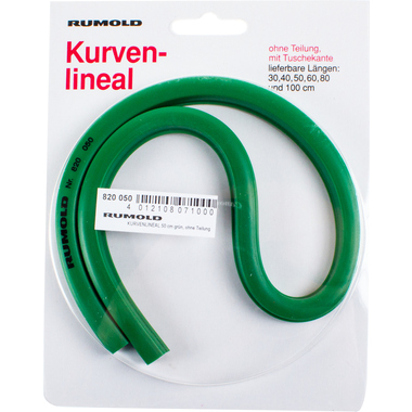 RUMOLD Flexibler Kurvenlineal 50cm 820050 ohne Teilung