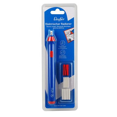 LÄUFER Gomma elettrica 69607 blu, con accessoires