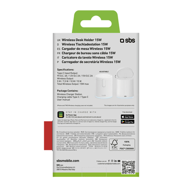 2-in-1 wireless charging pase | SBS