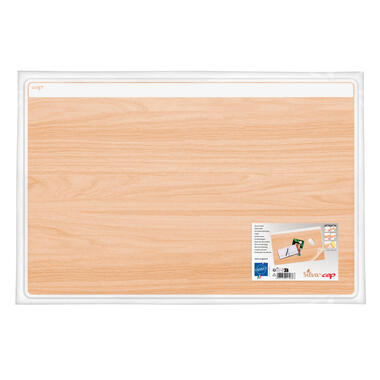 CEP Schreibunterlage 58.5x38.5cm 1008001021 weiss/buche