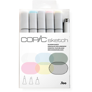 COPIC Marker Sketch 21075682 Set Blending Basic, 6 pcs.