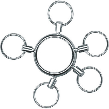 RIEFFEL SWITZERLAND Schlüsselanhänger Key Spider A10064 5 Ringe