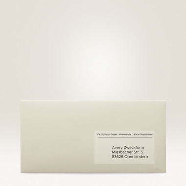 AVERY ZWECKFORM Etiquettes adress. 99,1x38,1mm L7563-25 transparent 350 pcs.