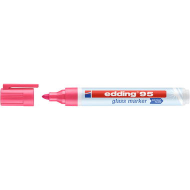 EDDING marqueur de verre 95 95-009 rose