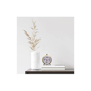 NeXtime Sveglia Classica Harvey Bianco/Oro