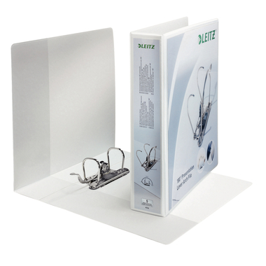 LEITZ Präsentations-Ordner 180°6.5cm 42260001 2 Ringe weiss A4+