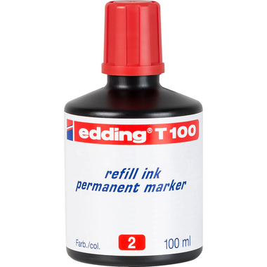 EDDING Tinte 100ml T-100-2 rosso