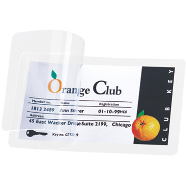 3L Laminiertasche 66x100mm 11021 glanz 10 Stk