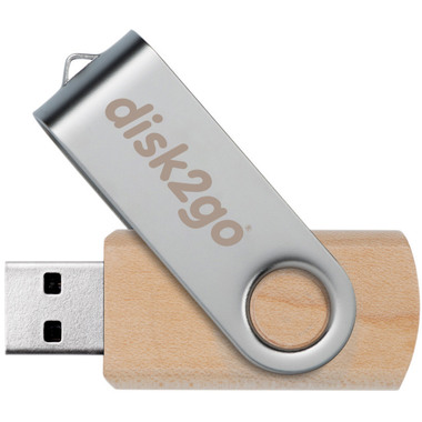 DISK2GO USB-Stick wood 8GB 30006660 USB 2.0