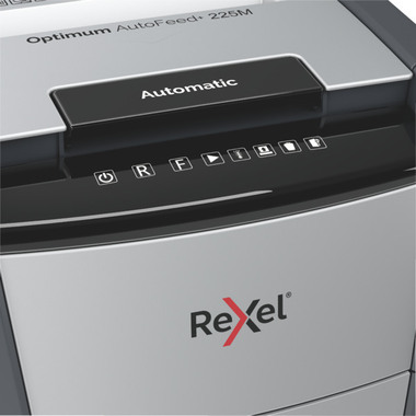 REXEL Destructeur docu. Optimum AF+ 2020225MCH 225M, P-5, 60lt