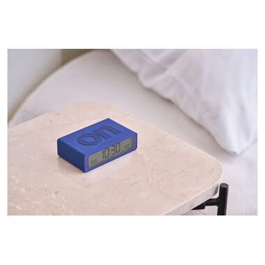 Lexon Sveglia Digitale Flip Mini Blu Scuro