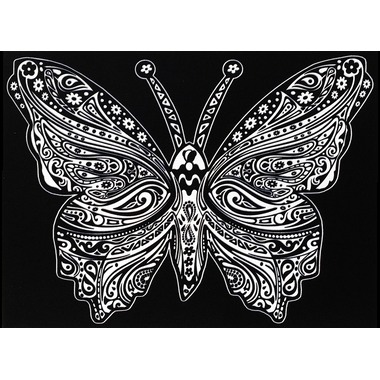 TATARUGA Image de velours A4 S29 papillon