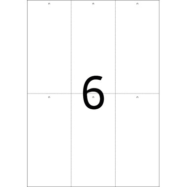 HERMA Etiquette à attach. 70x148,5mm 8047 blanc 600 pcs.
