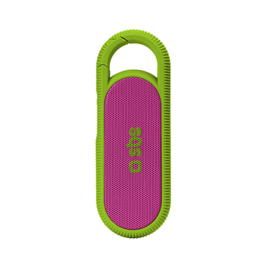 Enceinte sans fil compacte de 2W, batterie de 300 mAh et attache pour ceinture, couleur verte