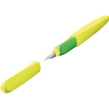 PELIKAN Twist Füllhalter Feder M 807272 Neon Gelb