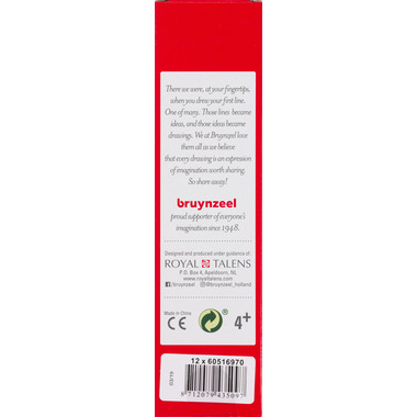 BRUYNZEEL Schulfarbstift Super 3.3mm 60516970 apricot