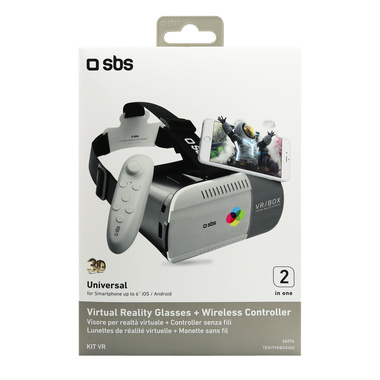 Virtual reality viewer and joystick for smartphones