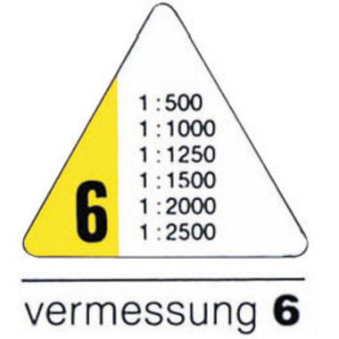 RUMOLD Dreikant-Massstab 150 30cm 150/6/30 Vermessung 6