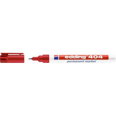 EDDING Permanent Marker 404 404-2 rot