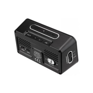 TFA Dostmann Sveglia Radio Boxx2 Nero