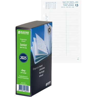 SUCCES Agenda Junior 2025 842002000025 1T/1S Ersatz kompl. 8x12.5cm