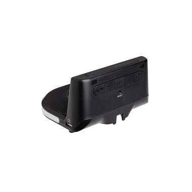 Sveglia Digitale TFA Dostmann Charge-it-Wireless Nero