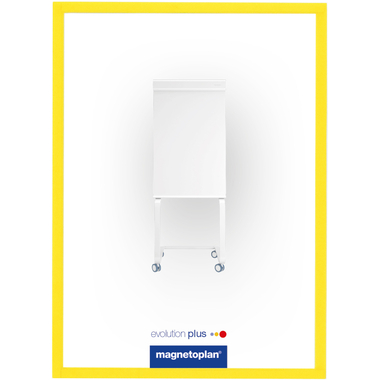 MAGNETOPLAN Cornice calamita magnetofix A4 1130302 giallo 5 pezzi