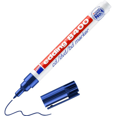 EDDING CD-Marker 8400 0,5-1mm 8400-3 blau
