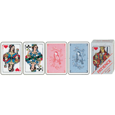 AGMÜLLER Patience 43x66mm 10032199-001 blu 55 cartoline