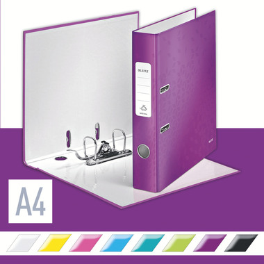 LEITZ Ordner WOW 180° 5.2cm 10060062 violett A4