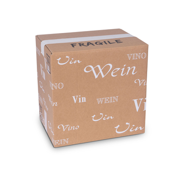 Folding box "Trans-Scripto" incl. compartments for 12x 0.75l with bottle height 327mm & 83mm