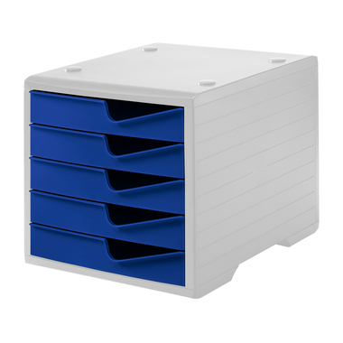 STYRO Styroswingbox 275-8430.352 grigio/blu 5 cassetti