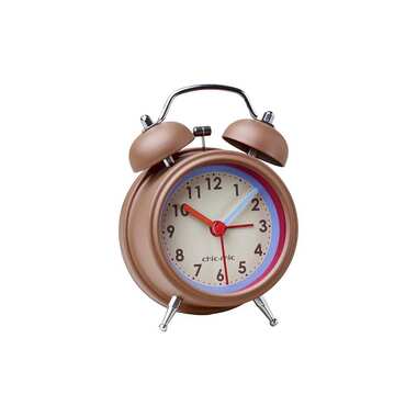 Chic Mic Classic Alarm Clock Mocca