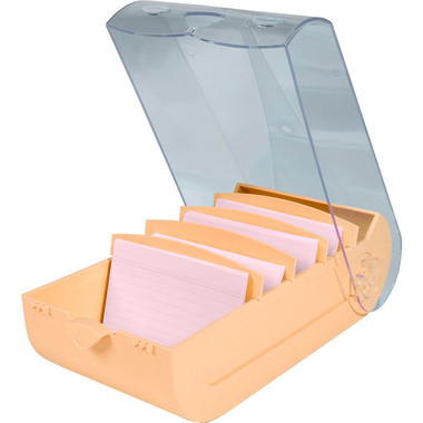 EXACOMPTA Schedario Bunny Box A8 5336123D rossocorallo 10x6.2x19.5cm