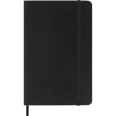 MOLESKINE Agenda settimanale note 25/26 8056999275471 18M foderato SC nero 9x14cm