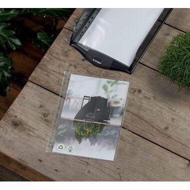 LEITZ Zeigetaschen PP Recycle A4 4791-30-03 transparent, 140my 25 Stück
