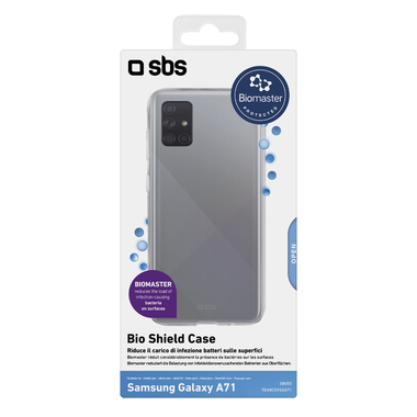 Coque souple, transparente et anti - microbes pour Samsung Galaxy A71