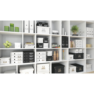 LEITZ Click&Store WOW Cube-Box L 61080095 noir 320x310x360mm