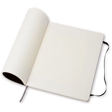 MOLESKINE Carnet Soft XL 722-3 ligné noir