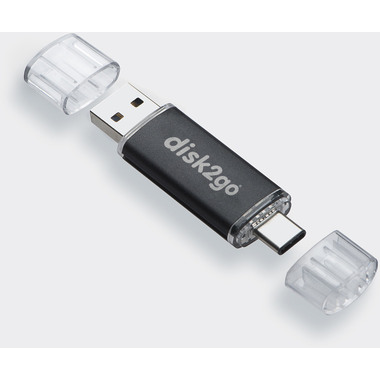 DISK2GO USB-Stick switch 16GB 30006591 Type-C USB 3.1 Type-A USB 3.0