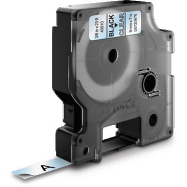 DYMO Nastro D1 nero/trasp. S0720670 9mm/7m